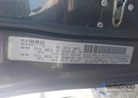 2020 Jeep Cherokee Latitude Plus Fwd z USA, uszkodzony, nr VIN 1C4PJLLB4LD568694